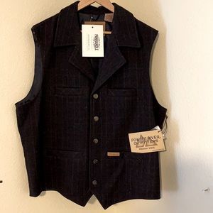 Powder River Outfitters Panhandle wool stripe vest